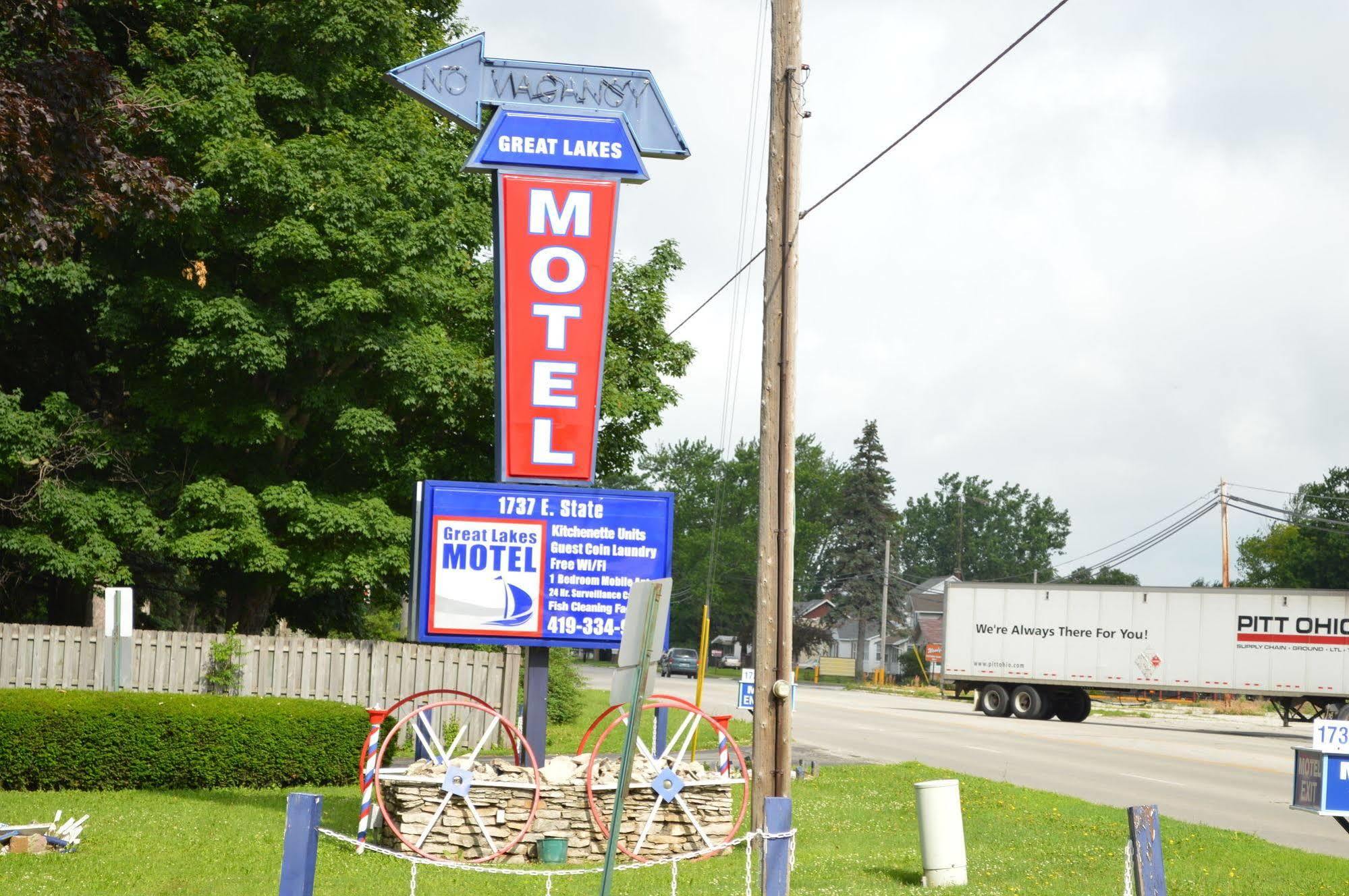 Great Lakes Motel フリーモント エクステリア 写真